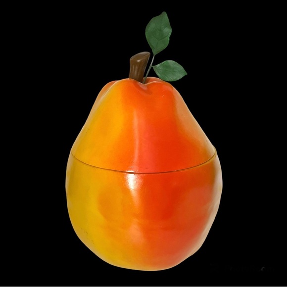 Vintage Other - SOLD MCM Ice Bucket Mid Century Party Pear  Ice Tub Vintage Bar Ware Novelty Kit